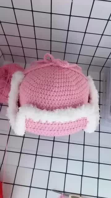 钩针帽子视频,轻松学会编织时尚保暖帽